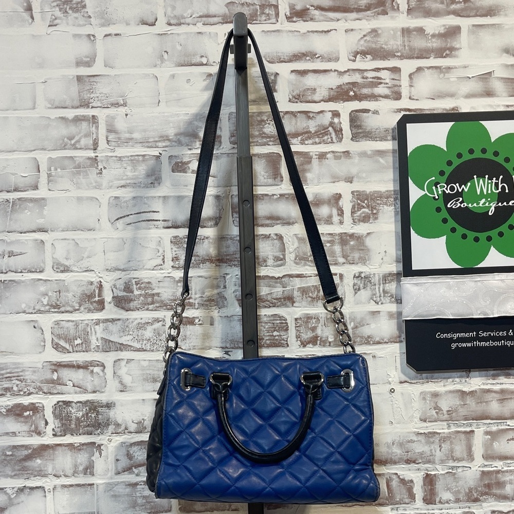 Michael Kors Blue Quilted Handbag